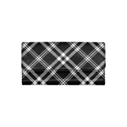 Madras Pattern Print Design 03 Women's Trifold Wallet