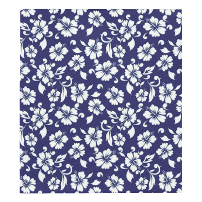 Hibiscus Pattern Print Design HB010 Premium Quilt