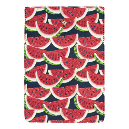 Watermelon Pattern Print Design WM011 Women's Trifold Wallet