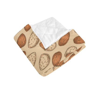 Almond Pattern Print Design 04 Premium Quilt