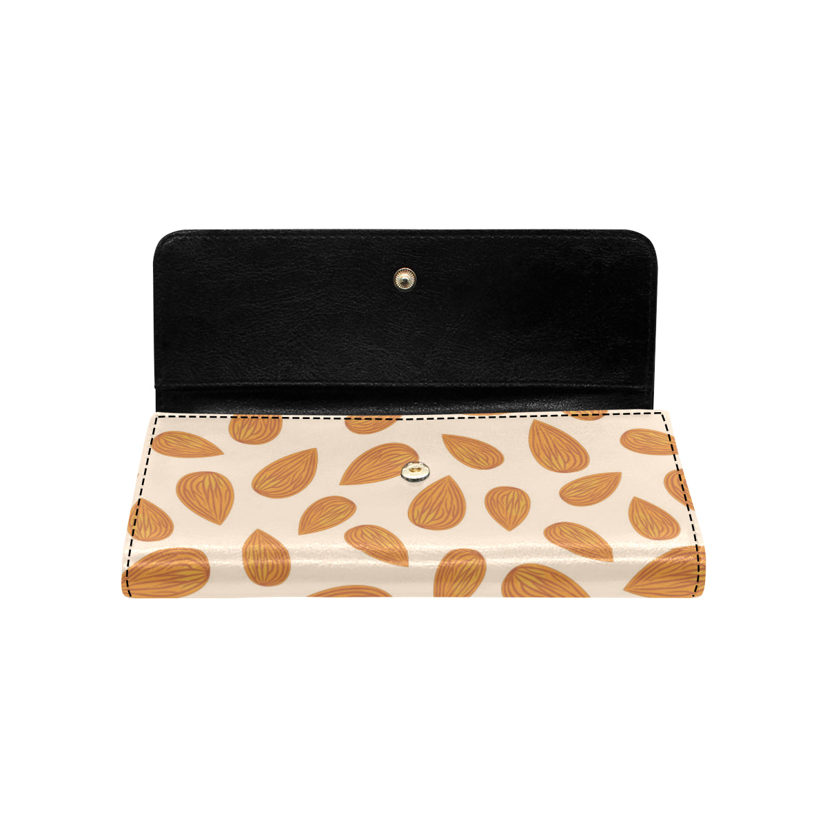 Almond Pattern Print Design 03 Women's Trifold Wallet