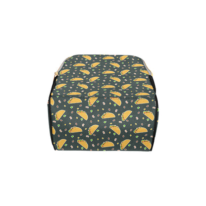 Taco Pattern Print Design TC02 Diaper Bag Backpack