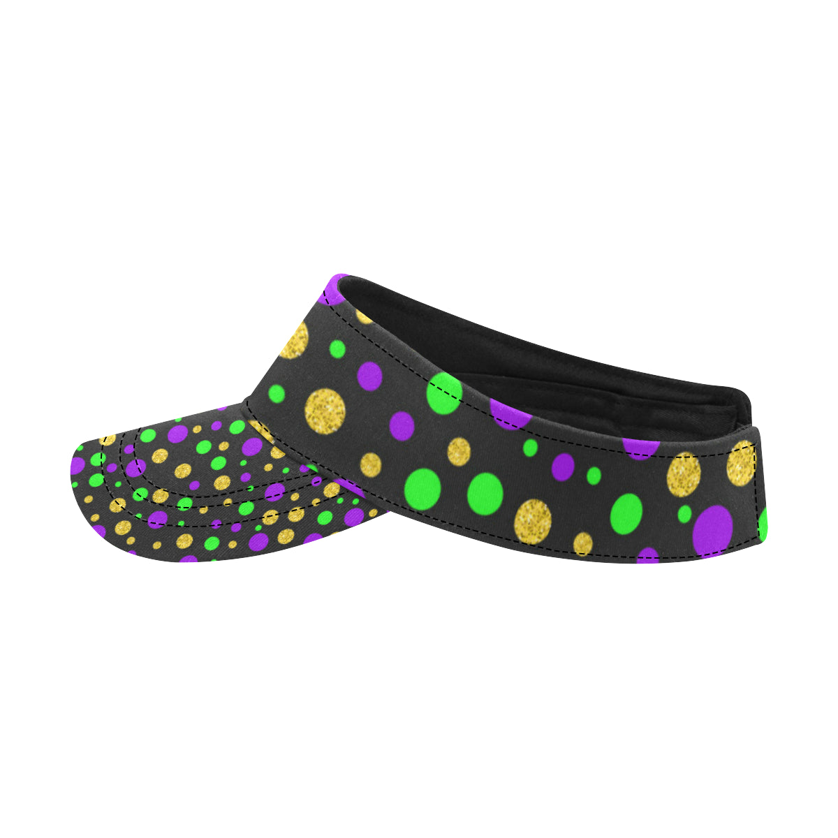 Mardi Gras Pattern Print Design 07 Unisex Sun Visor