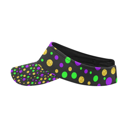 Mardi Gras Pattern Print Design 07 Unisex Sun Visor