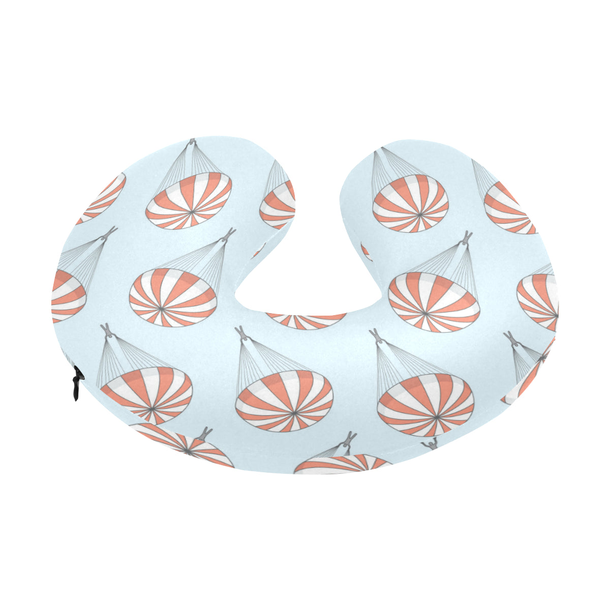 Skydiving Pattern Print Design 01 U-Shaped Travel Neck Pillow
