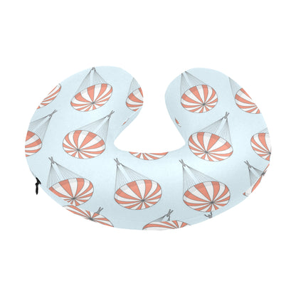 Skydiving Pattern Print Design 01 U-Shaped Travel Neck Pillow