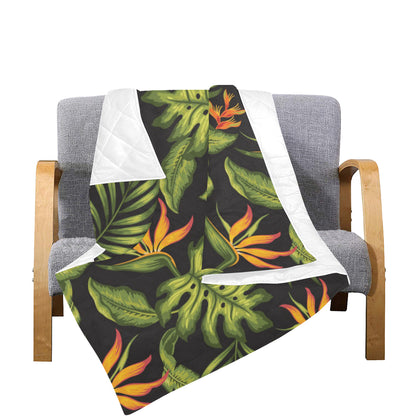 Bird Of Paradise Pattern Print Design BOP013 Premium Quilt