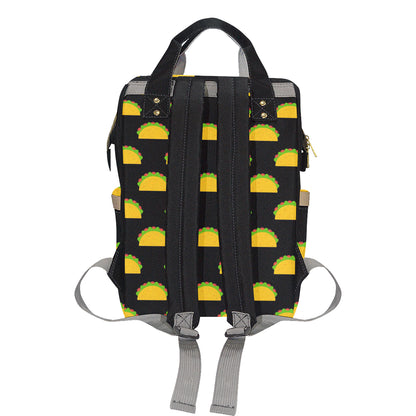 Taco Pattern Print Design TC06 Diaper Bag Backpack