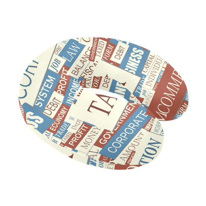 Accounting Financial Pattern Print Design 01 U-Shaped Travel Neck Pillow