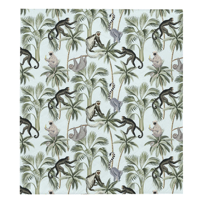 Rainforest Pattern Print Design RF04 Premium Quilt