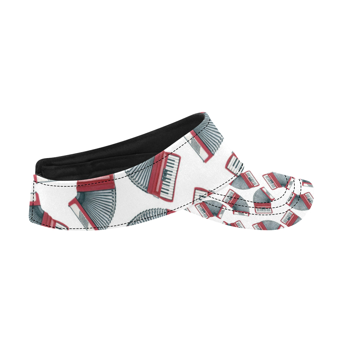 Accordion Pattern Print Design 03 Unisex Sun Visor