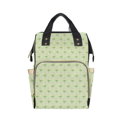 Budgerigar Pattern Print Design 02 Diaper Bag Backpack