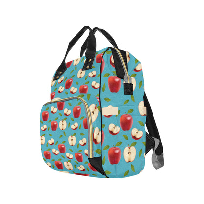 Apple Pattern Print Design AP012 Diaper Bag Backpack