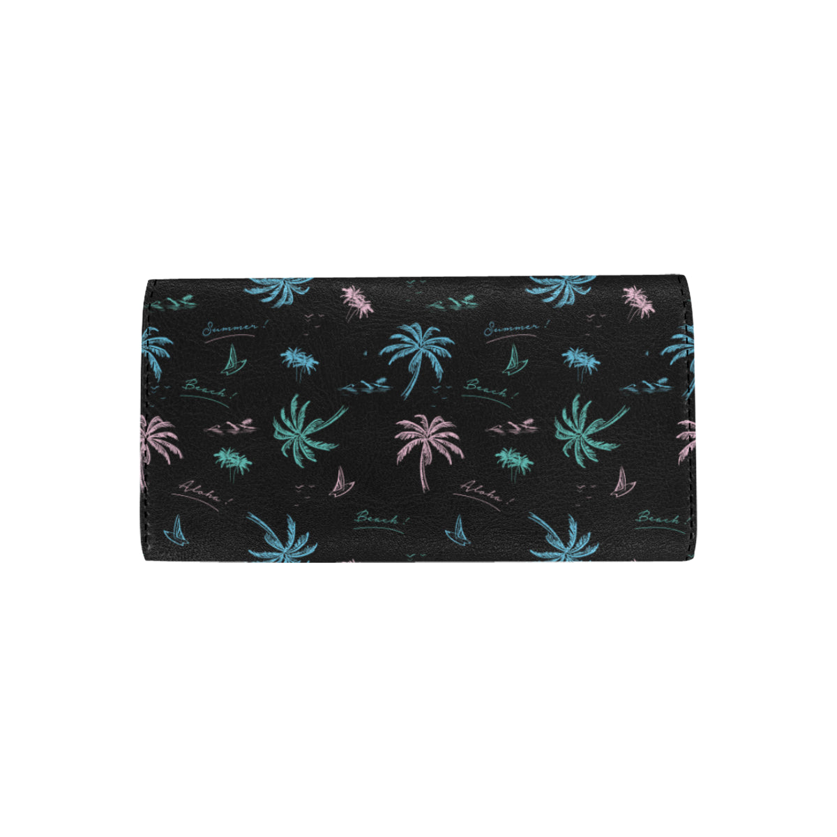 Aloha Hawaii Pattern Print Design 03 Women's Trifold Wallet