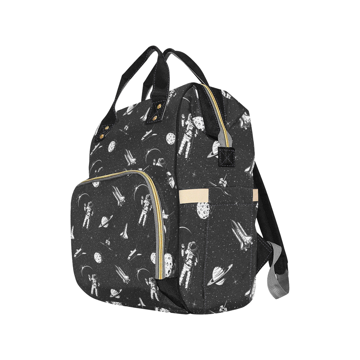 Space Pattern Diaper Bag Backpack