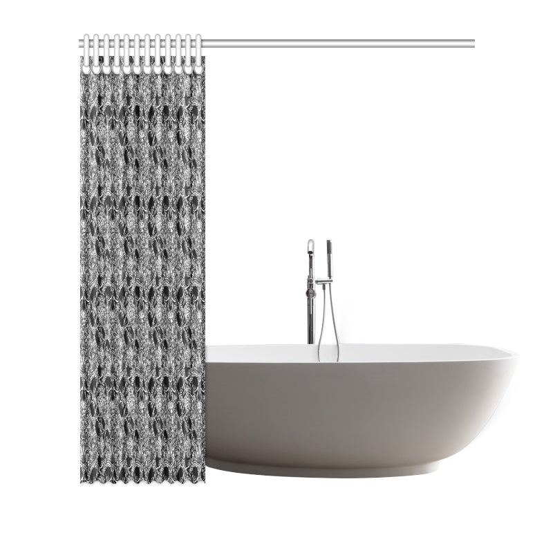 Skull Tattoo Design Print Shower Curtain