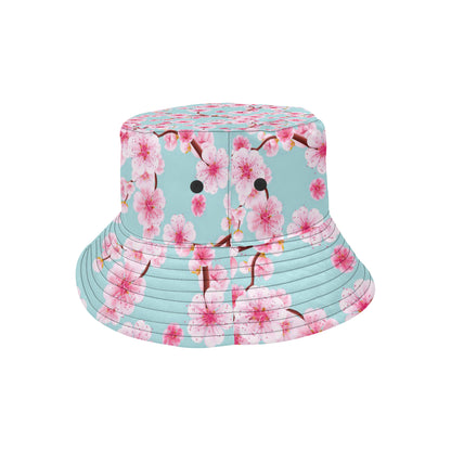 Cherry Blossom Pattern Print Design CB04 Unisex Bucket Hat