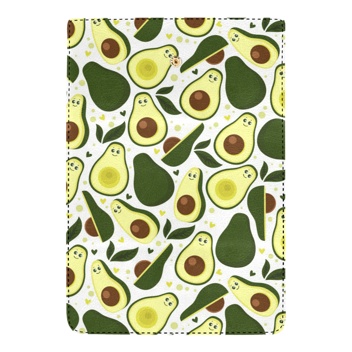 Avocado Pattern Print Design AC06 Women's Trifold Wallet