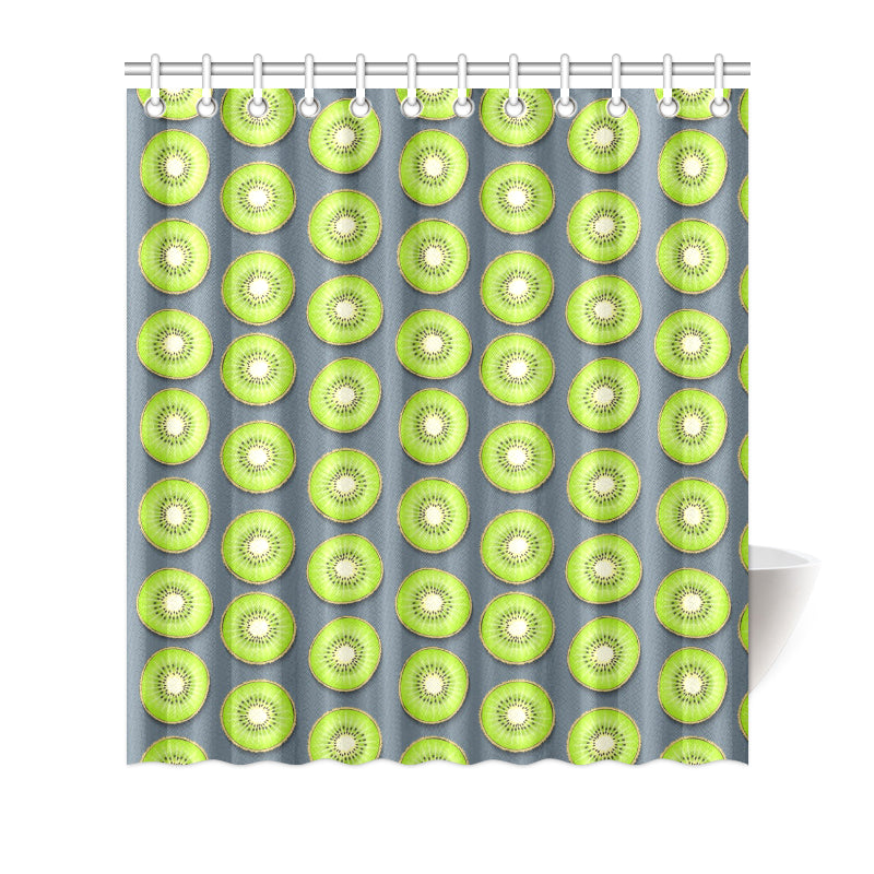 Kiwi Pattern Print Design KW06 Shower Curtain