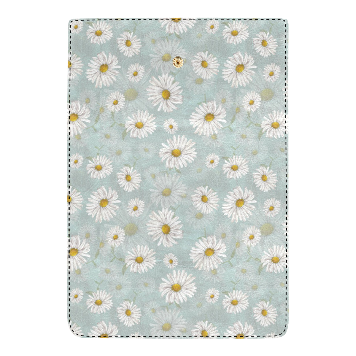 Daisy Pattern Print Design DS012 Women's Trifold Wallet