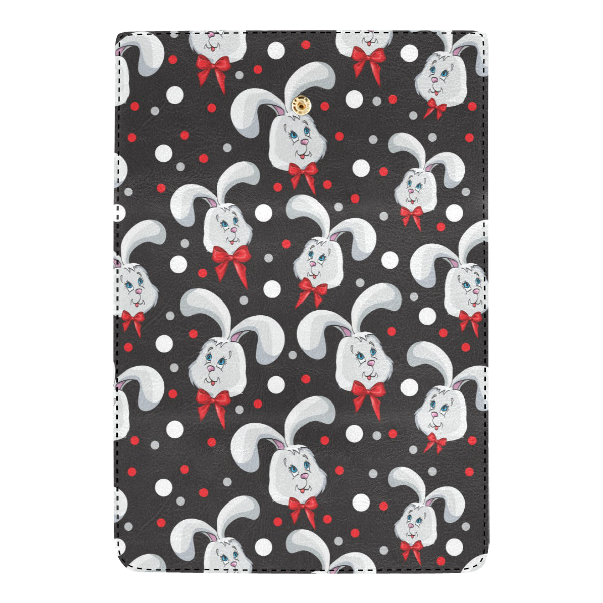 Rabbit Pattern Print Design RB012 Women's Trifold Wallet