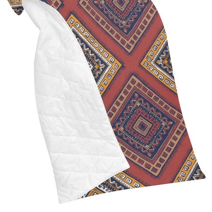 Native Pattern Print Design A06 Premium Quilt