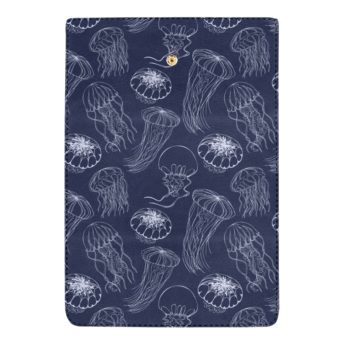 Jellyfish Pattern Print Design 05 Women's Trifold Wallet