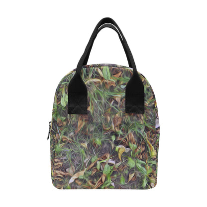 Camouflage Realistic Tree Print Insulated Lunch Bag
