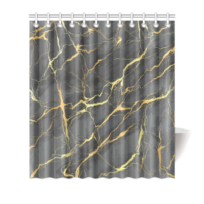 Marble Pattern Print Design 02 Shower Curtain