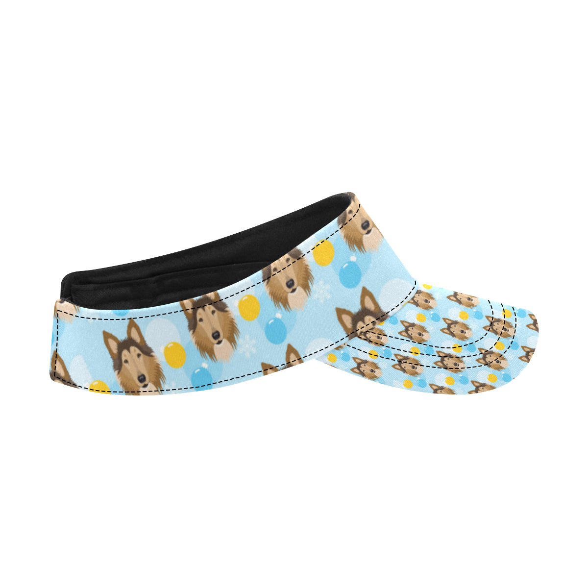 Collies Pattern Print Design 02 Unisex Sun Visor