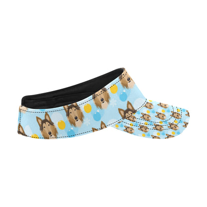 Collies Pattern Print Design 02 Unisex Sun Visor