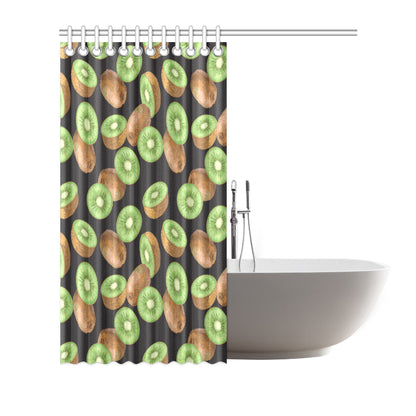 Kiwi Pattern Print Design KW03 Shower Curtain