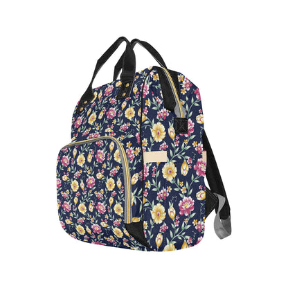 Gerberas Pattern Print Design GB03 Diaper Bag Backpack