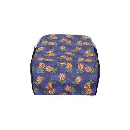Pineapple Pattern Print Design PP02 Diaper Bag Backpack