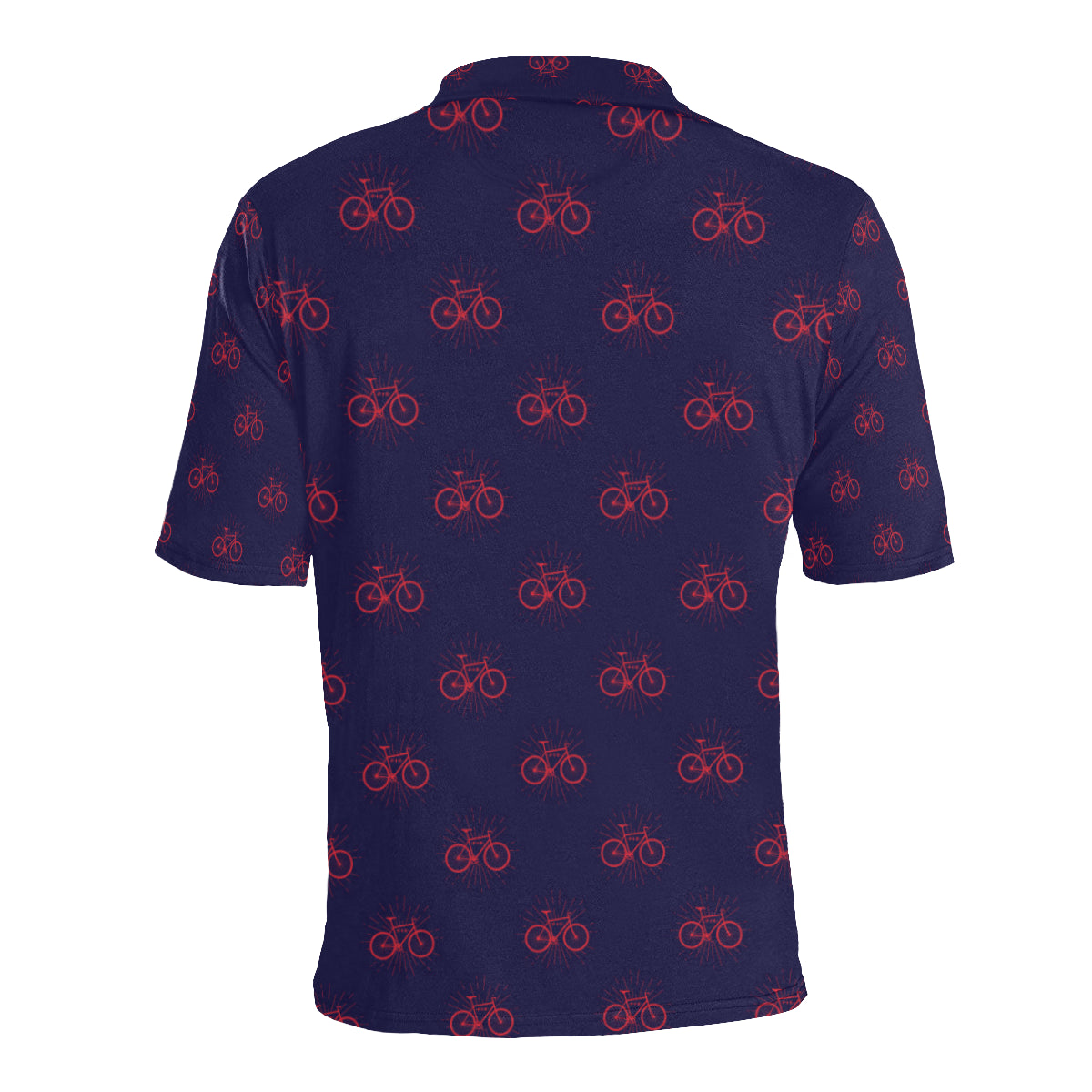 Bicycle Pattern Print Design 01 Men Polo Shirt