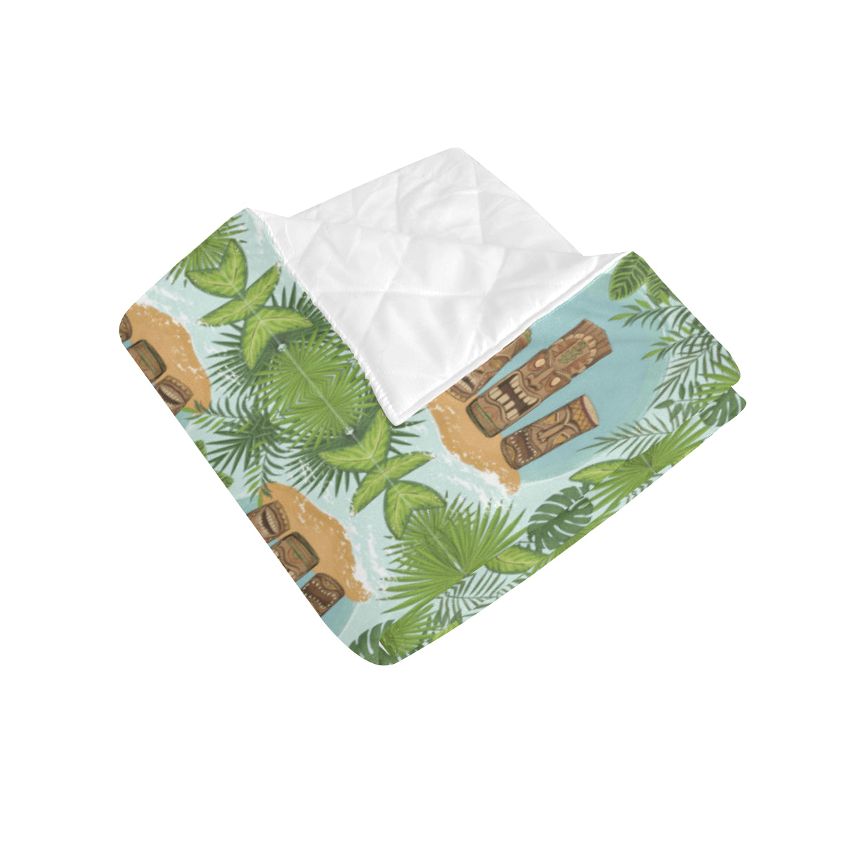 Tiki Wood Island Premium Quilt