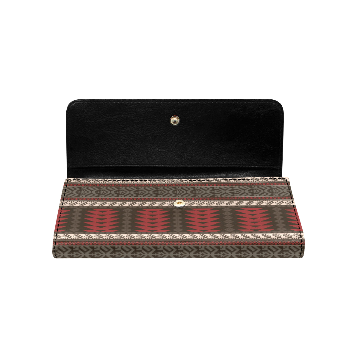 Native Pattern Print Design A03 Women's Trifold Wallet