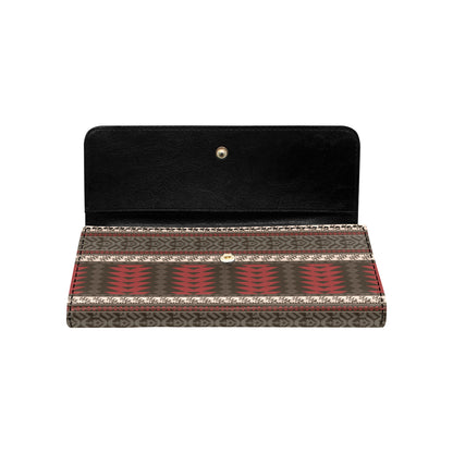 Native Pattern Print Design A03 Women's Trifold Wallet