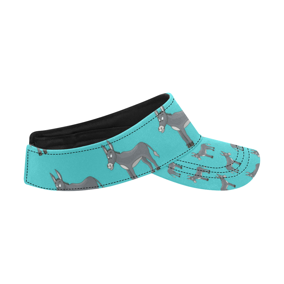 Donkey Pattern Print Design 01 Unisex Sun Visor