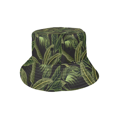 Banana Leaf Pattern Print Design BL04 Unisex Bucket Hat