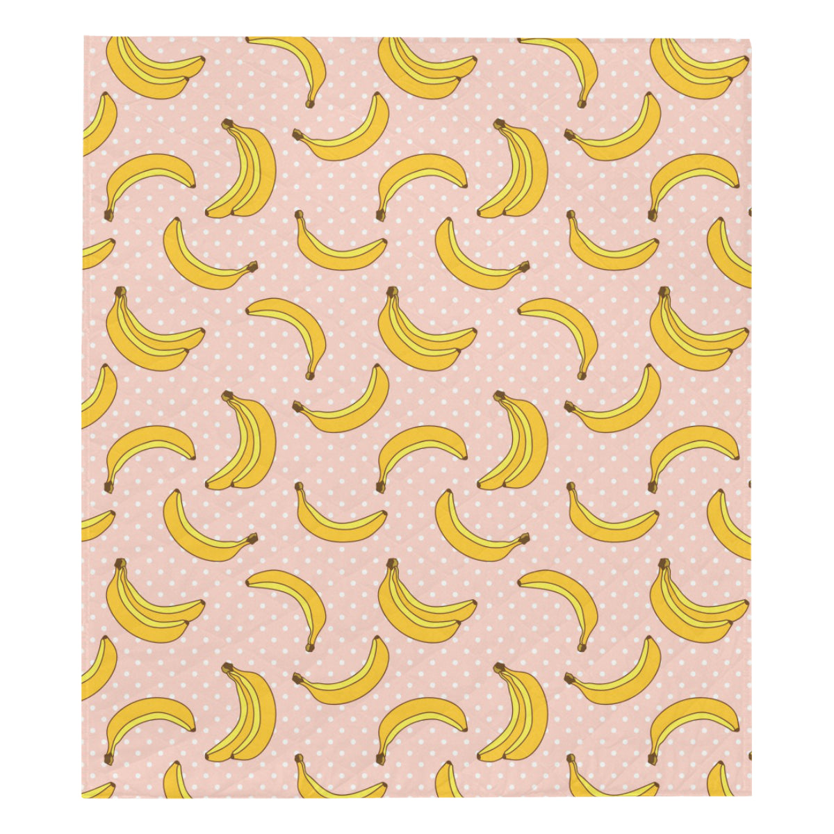 Banana Pattern Print Design BA06 Premium Quilt
