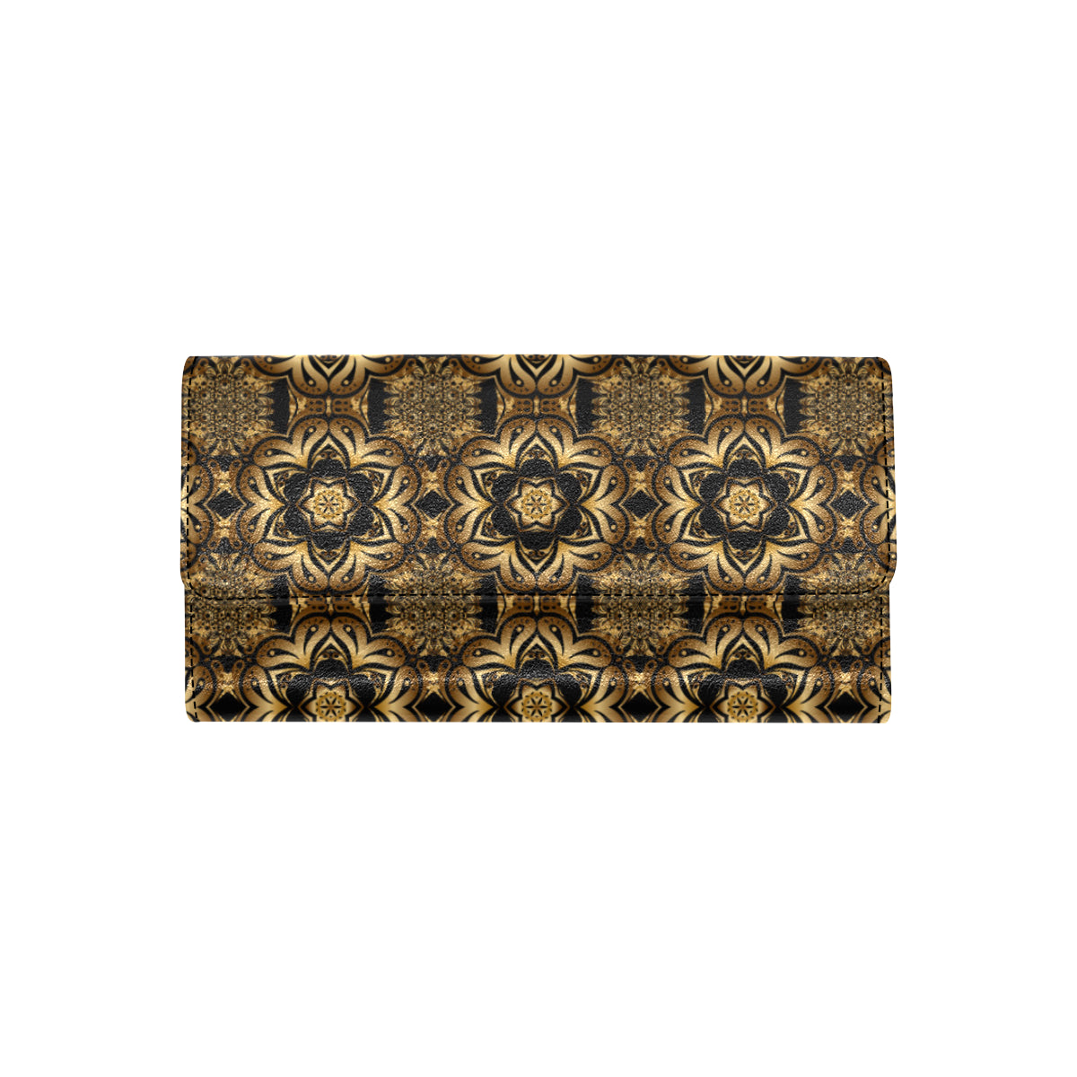 Celtic Pattern Print Design 07 Women's Trifold Wallet
