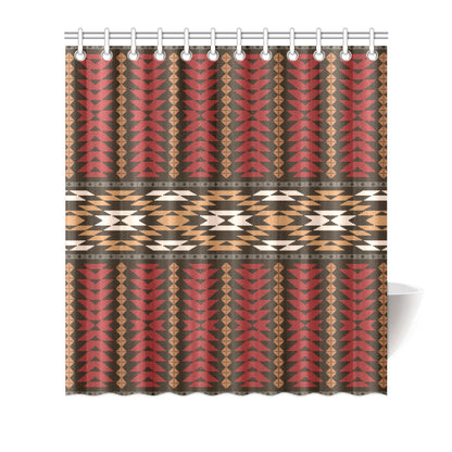 Native Pattern Print Design A02 Shower Curtain