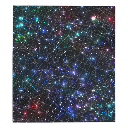 Cosmic Pattern Print Design 01 Premium Quilt