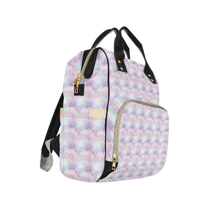 Aquarius Zodiac Pattern Print Design 01 Diaper Bag Backpack