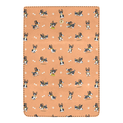 Basenji Pattern Print Design 01 Women's Trifold Wallet