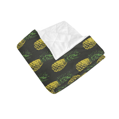 Gold Pineapple Premium Quilt
