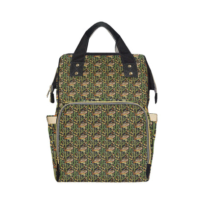 Western Style Print Diaper Bag Backpack