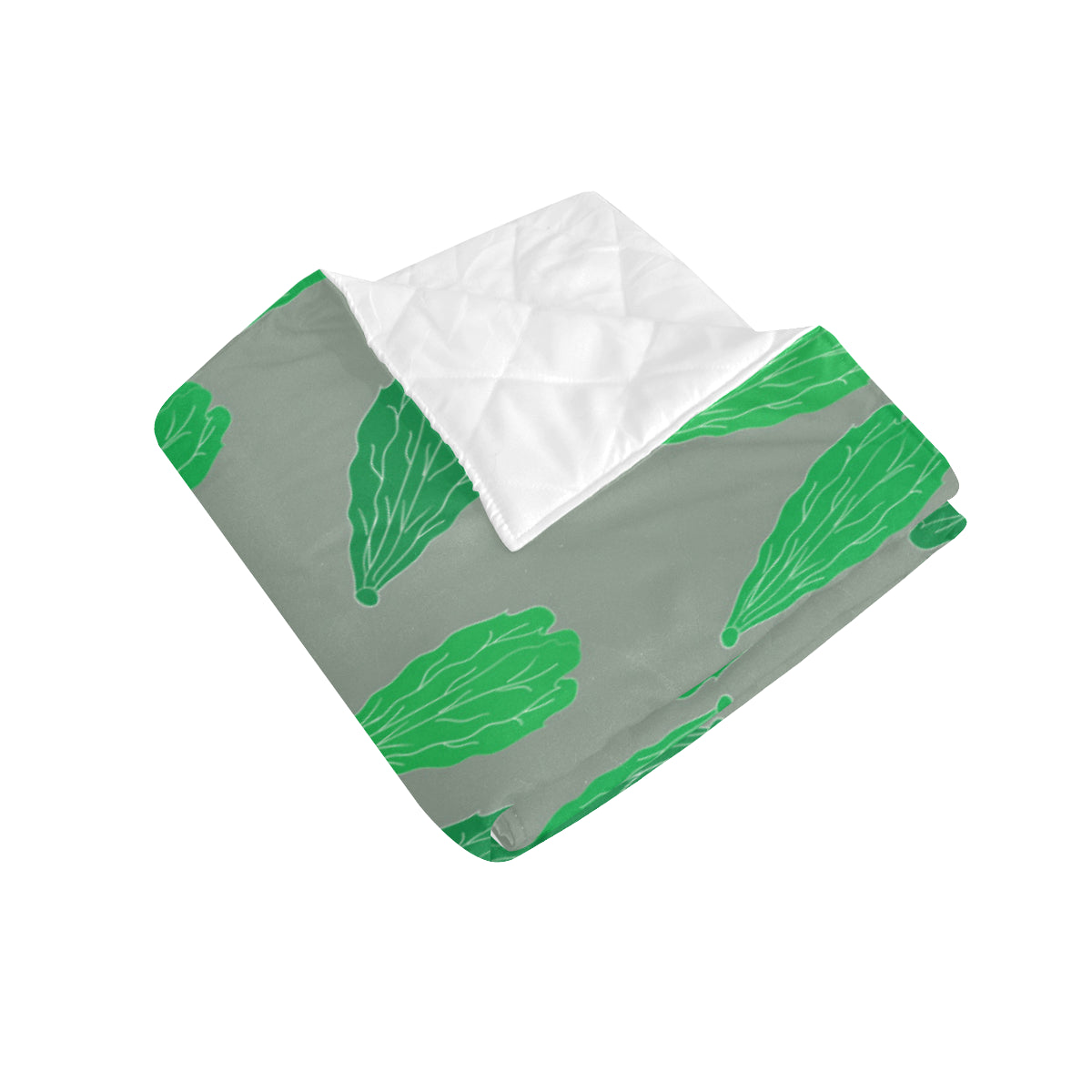 Lettuce Pattern Print Design 02 Premium Quilt