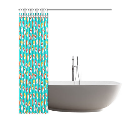 Sushi Themed Print Shower Curtain